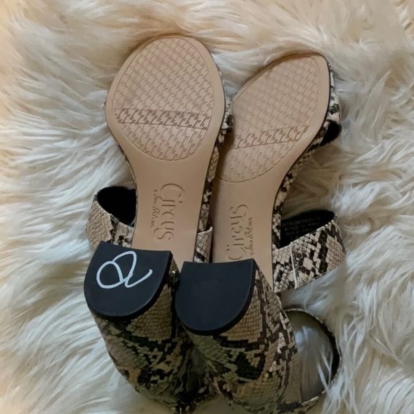 Circus By Sam Edelman Women’s Animal Print Ankle Heels Size 8.5 Brand New - Picture 8 of 9
